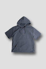 LIGHT WEIGHT NYLON SHORT SLEEVE HOODIE