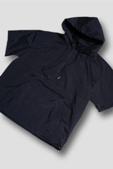 LIGHT WEIGHT NYLON SHORT SLEEVE HOODIE