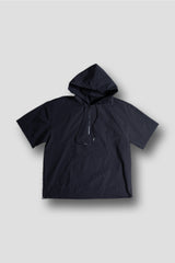 LIGHT WEIGHT NYLON SHORT SLEEVE HOODIE